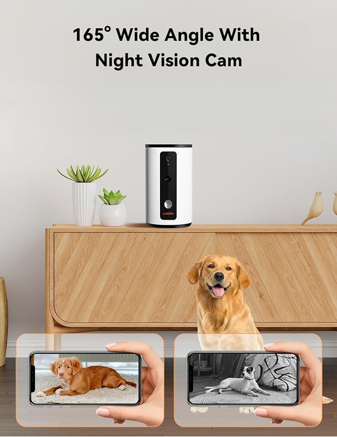 【遠端互動】WOPET 可投零食寵物攝影機 $34.79