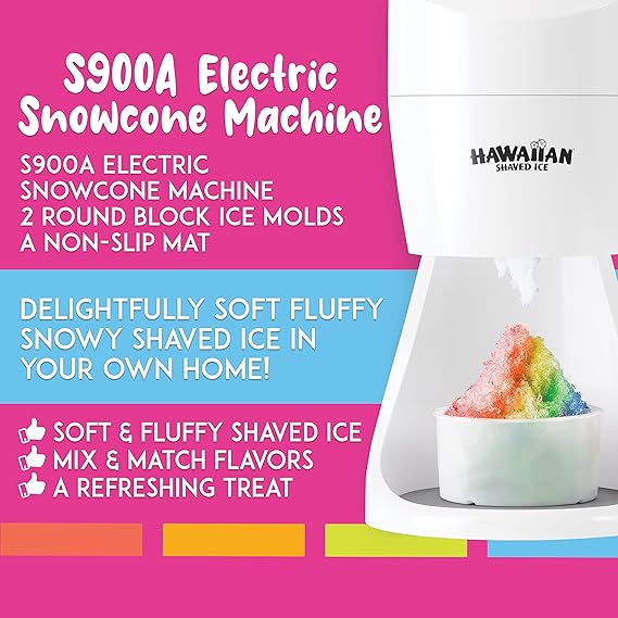 【冰沙自由】Hawaiian S900A 電動雪花刨冰機 $34.95