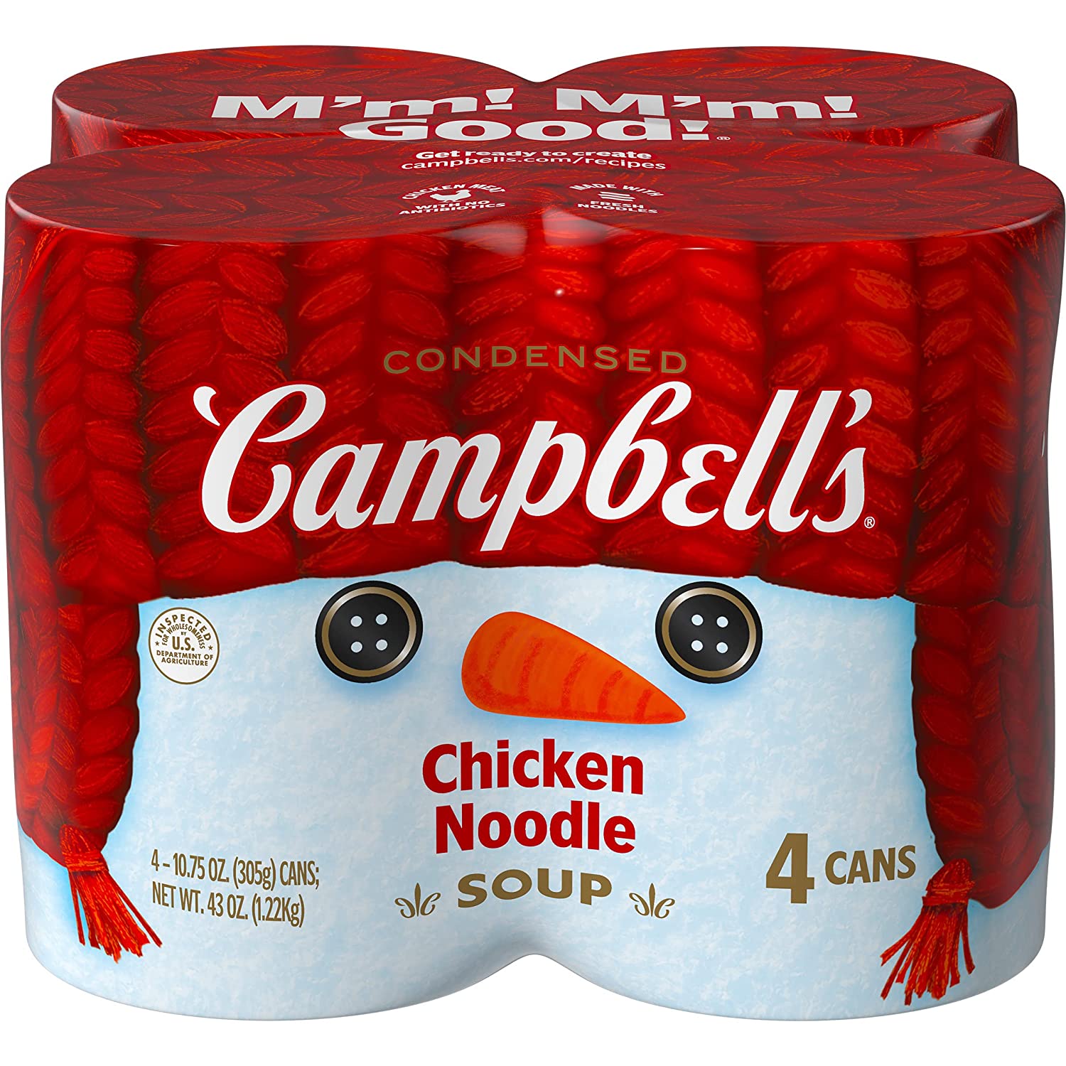 【美味靈魂】Campbell's 濃縮雞湯罐 10.75oz x 4 Pack $7.00​