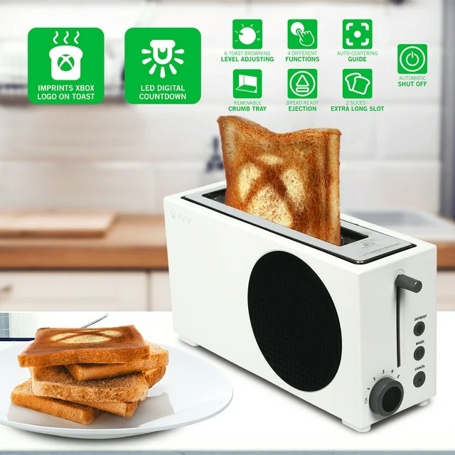 【XBOX S “焦了”】XBOX Series S ​ ​ 2 切片烤麵包機 